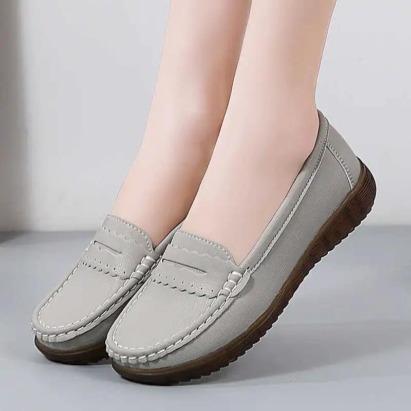 Round Foot Round Tip Quality Shoes Loafers Luxury Sneakers Women Chunky Women's Tennis Sport Novelty Life Importers Loofers