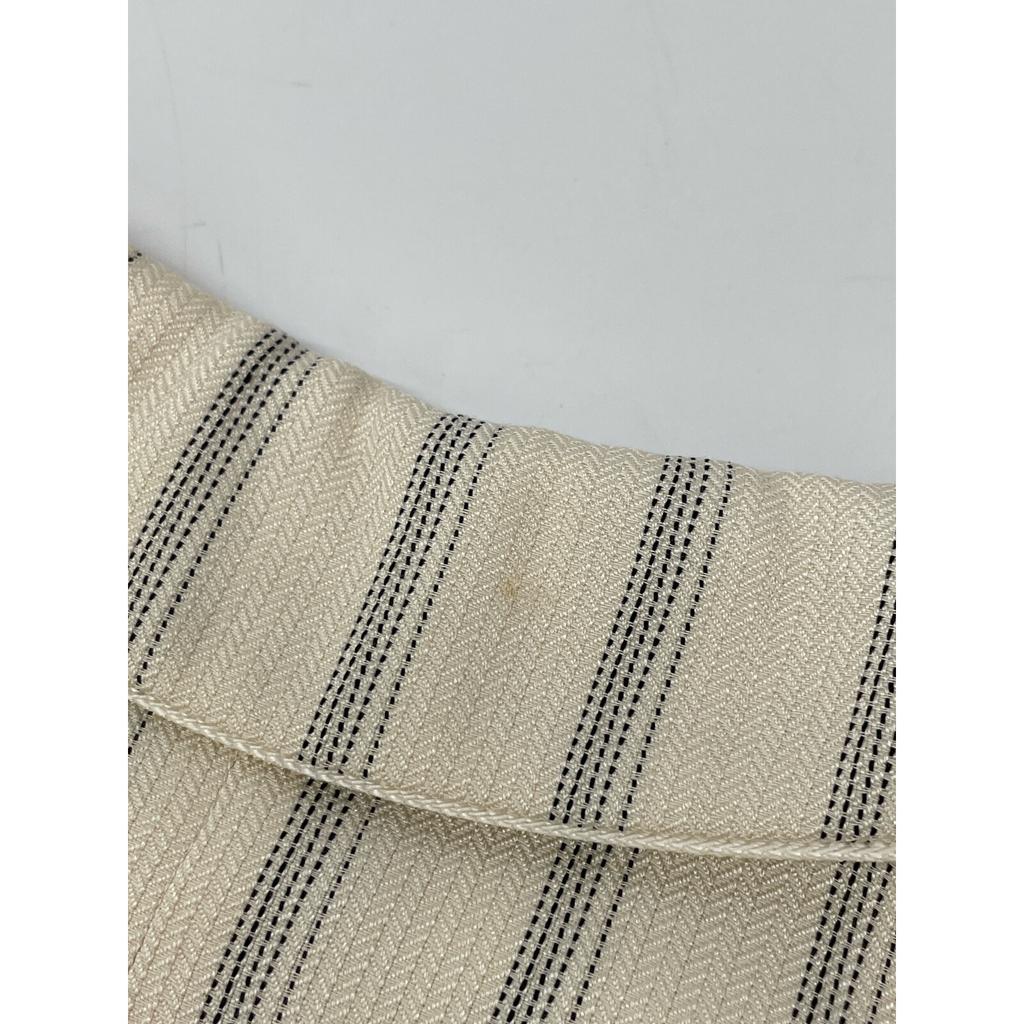 GIORGIO ARMANI Ivory Striped Double Breasted Jacket Jacket 46 IvoryUsed