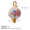 Color Ceramic Pendant Collection Devil Eye Flower Blue And White Porcelain Love Multi-Shape Diy Handmade Jewelry Accessories