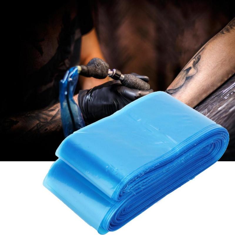 100 Stück Tattoo Clip Cord Hüllen – Einweg-Schutzhüllen Für Tätowiermaschinen, Schwarz, 5x60 Cm
