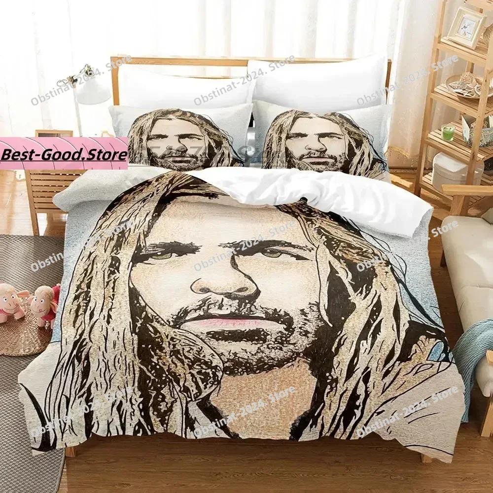 Juego de Ropa de Cama Taylor Hawkins Individual Twin Full Queen King Size Juego de Cama para Dormitorio de Adulto Niño Juegos de Funda Nórdica Juego de Sábanas 3D