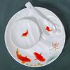 Mici Ceramic Lotus Fish 32-Piece Dinnerware Set