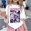 Children's Kpop Devil Hunter Cartoon T-shirt Harajuku Cool Children's T-shirt Summer Top