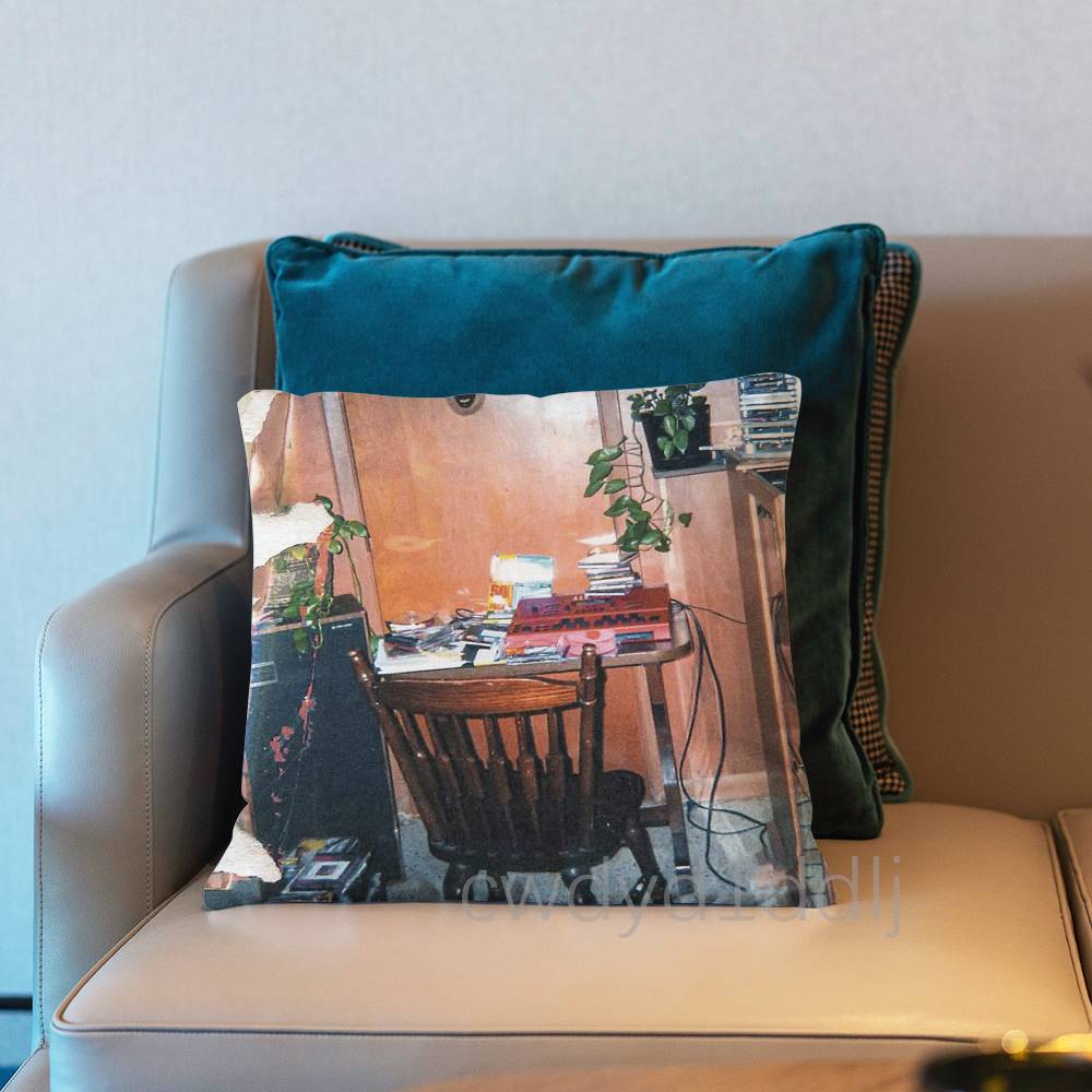 JCole The Fall Off Pillow Case Short Plush Sofa Decorative Gift Home Doublesided Printing Cushio