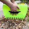 2PCS Handheld Design Leaf Grabber Set Plastic Material Hand Rake Claws  Lawn Cleanup