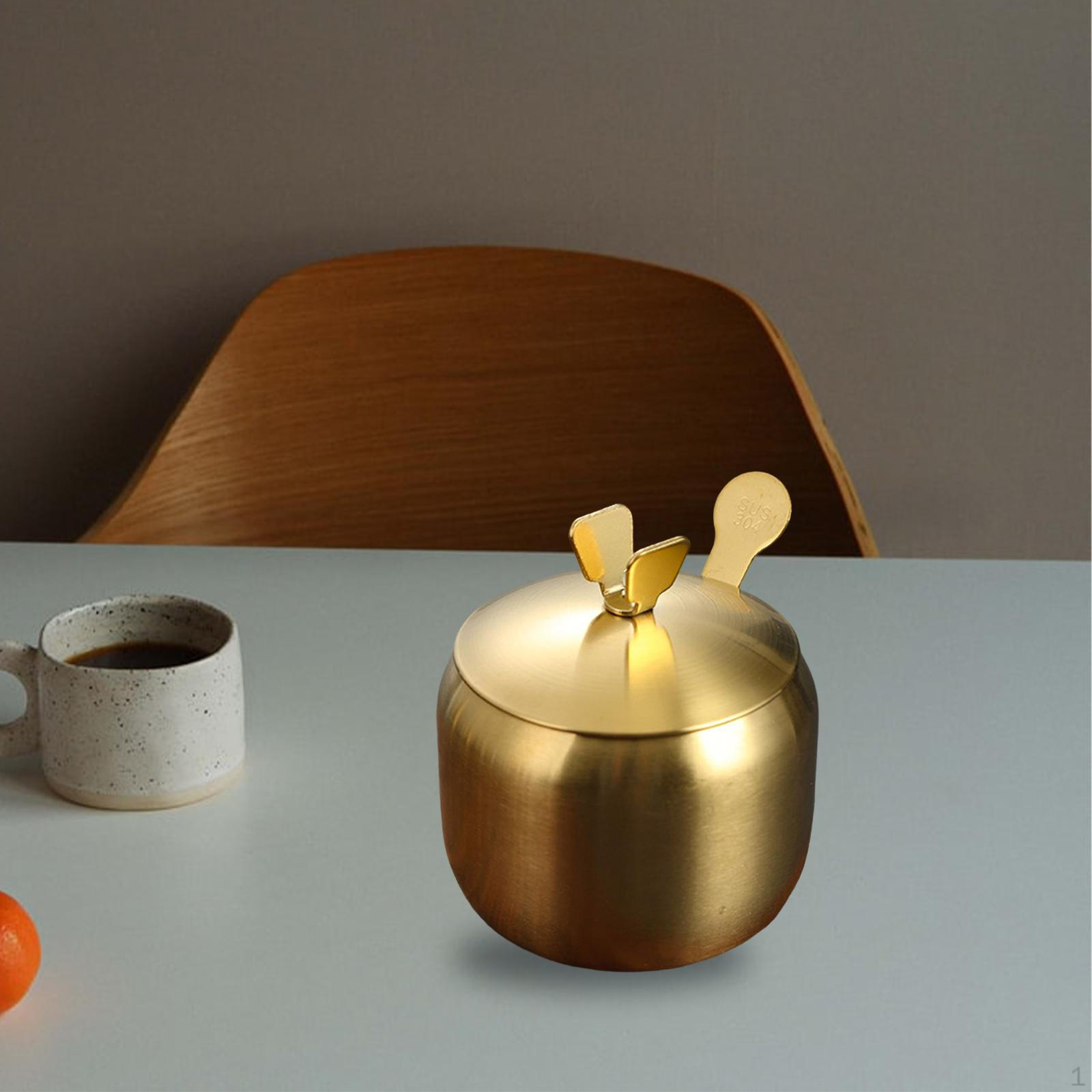 

Seasoning Jar Spice Container Supplies Condiment with Lid And for Butterfly Gold