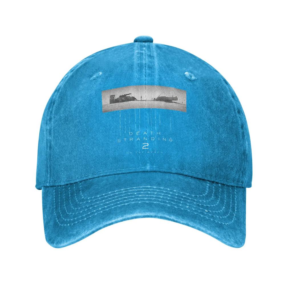 Casual Death Stranding 2 On The Beach Baseball Caps Unisex Women Distressed Denim Snapback Hat Video Game Outdoor Adjustable Hat