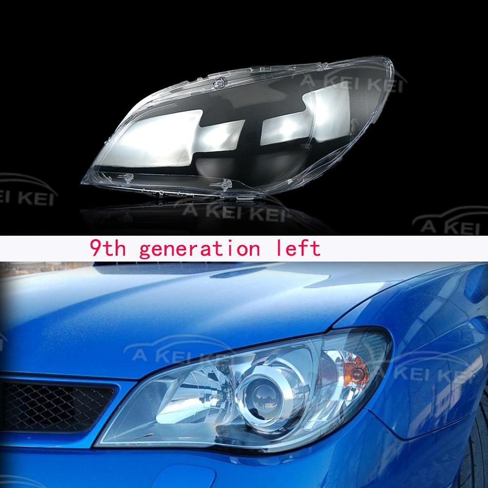 

Fit For Subaru Impreza 9th 10th 2006-2014 Headlamp Shell Transparent Lamp Shade Lens Front Headlight Cover Lampshade Plexiglass 9th Left