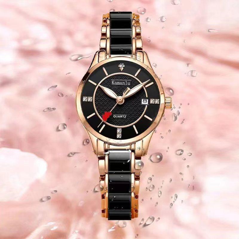 

Топ Новый Стиль Часы Женские Модные Кварцевые Люминесцентные Дата Свет Роскошные Корейский Стиль Элегантные Женские Наручные Часы