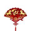 2026 Lunar New Year Pendants with Tassel Vietnamese Spring Festival Pendants Red Horse Pattern Hanging Ornament
