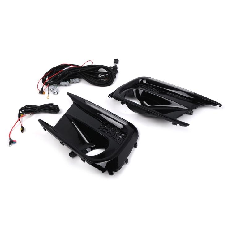 Dynamic Sequential Turn Signal Light Daytime Running Light Fog Lamp Bezels