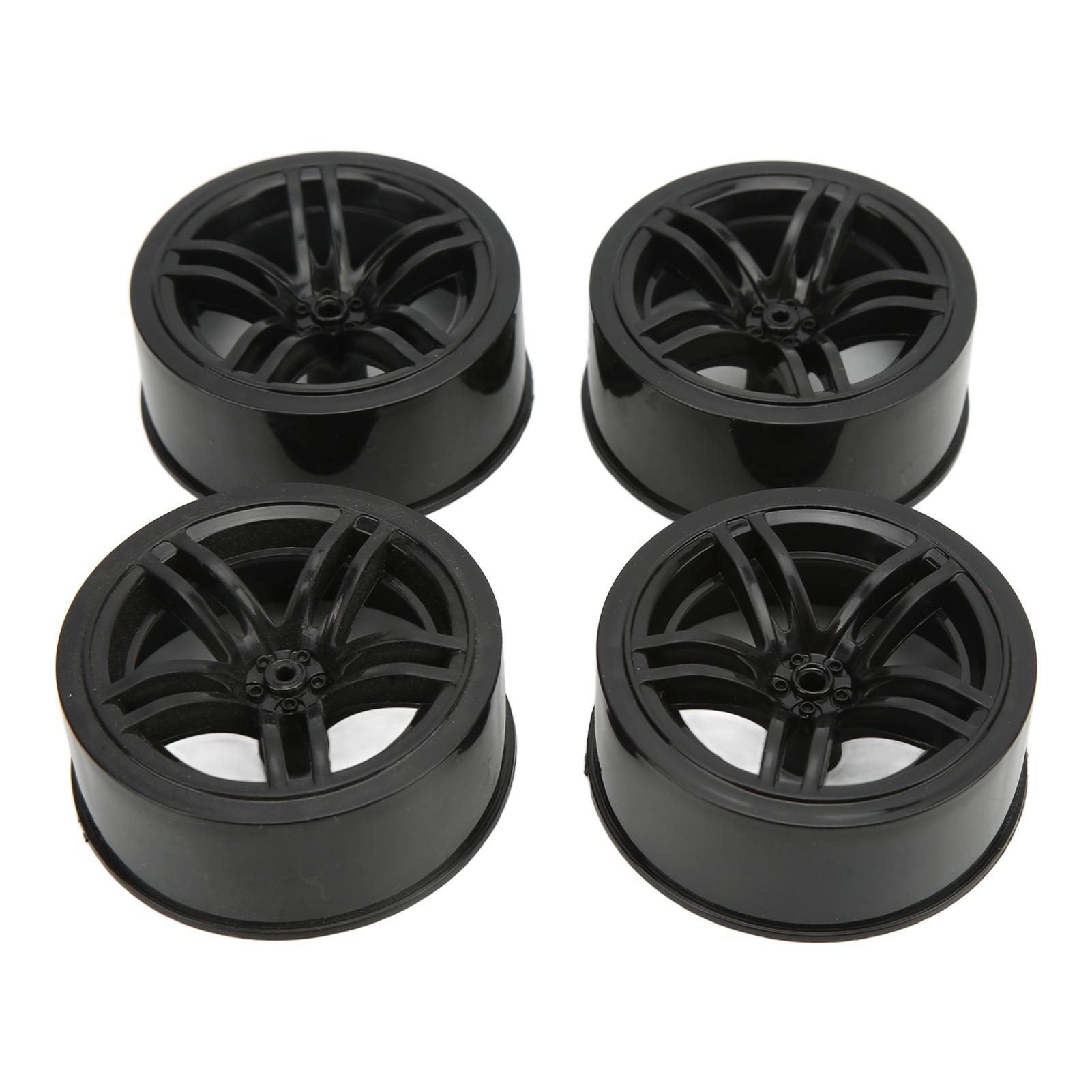 

4 шт. RC Колісні диски Діаметр 63 мм Легкі пластикові колісні диски для 1/10 Швидкісного RC автомобіля