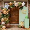 Jungle Animal Head Foil Balloons Wild One Birthday Party Decorations Kids Favors Safari Animals Balloons Baby Shower Supplies