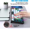 68 Keys 60% Mechanical Gaming Keyboard Hot Swappable Blue Switch Ice Blue Backlight Detachable USB-C Cable For Windows Mac Linux