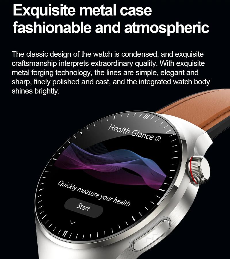 2025 Ny Sykepleiergrad Smartklokke Blodoksygen Blodlipider Urinsyre EKG+PPG Kroppstemperatur Bluetooth-anrop Helse Smartklokke