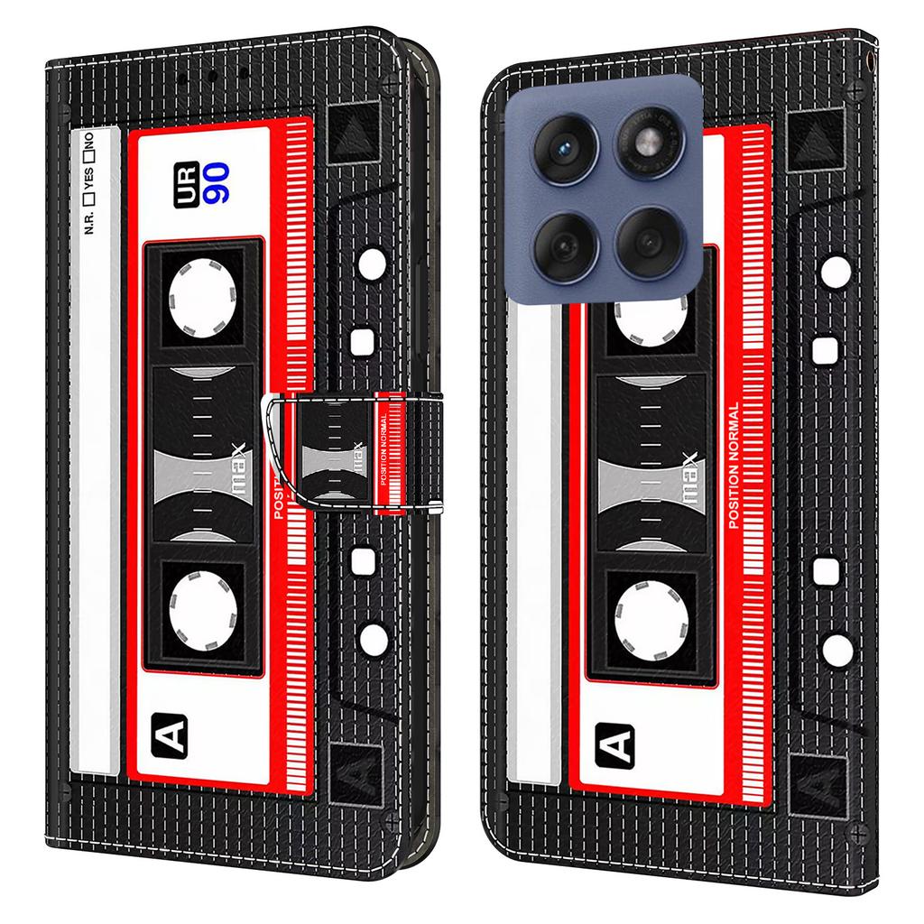 For Motorola Edge 60 Pro 5G Wallet Case Pattern Printing Stand Leather Flip Phone Cover