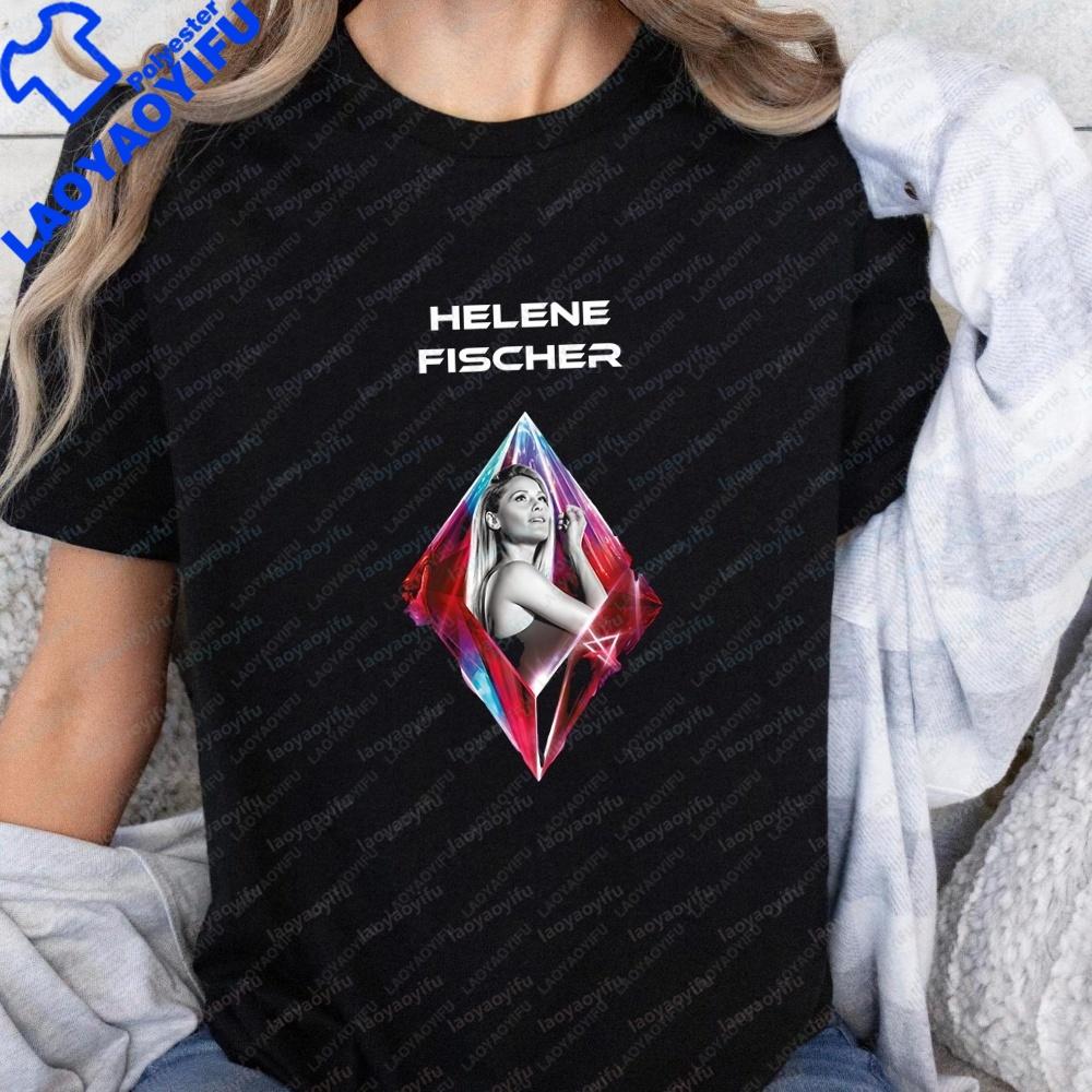 KoreanStyle Review Of Unisexs Clothing Retro Helene Fischer Printed ShortSleeved Comfortable TShirts For Both Unisex And Unisex
