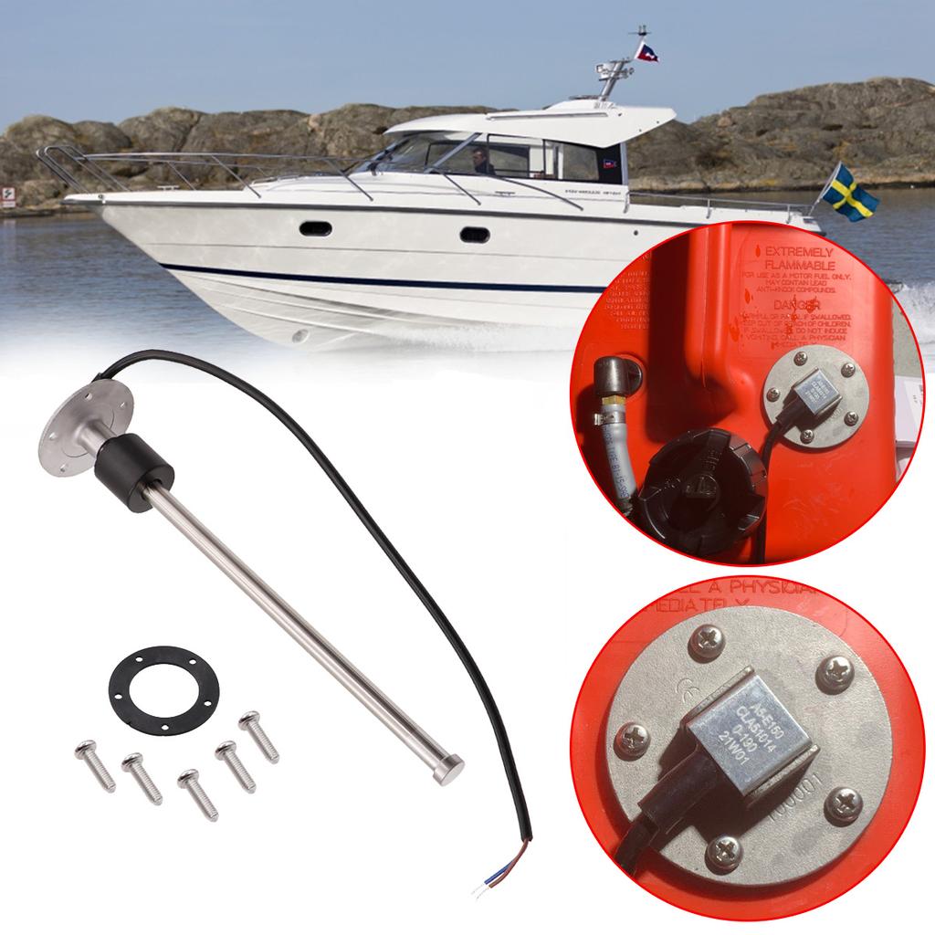 52MM Fuel Level Gauge With 0-190 Ohm Fuel Level Sensor 100-500mm Fit For Car Boat Marine Yacht Fuel level indicator 9-32V