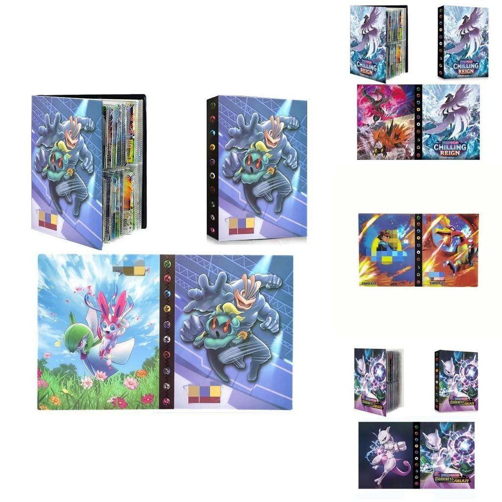 Colorful Waterproof Pokémon Trading Card Album Collection Book Holder With Large Capacity