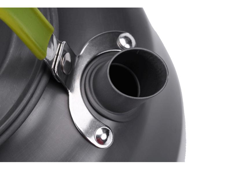 Outdoor Camping Cookware Set: Portable Teapot & Folding Cutlery