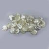 1 Pezzo Fascino Naturale Bianco Madreperla Conchiglia di Capesante 16mm Foro Singolo Ciondolo Conchiglia Marina Per Sirena Fai da Te Orecchini Collana Creazione Gioielli