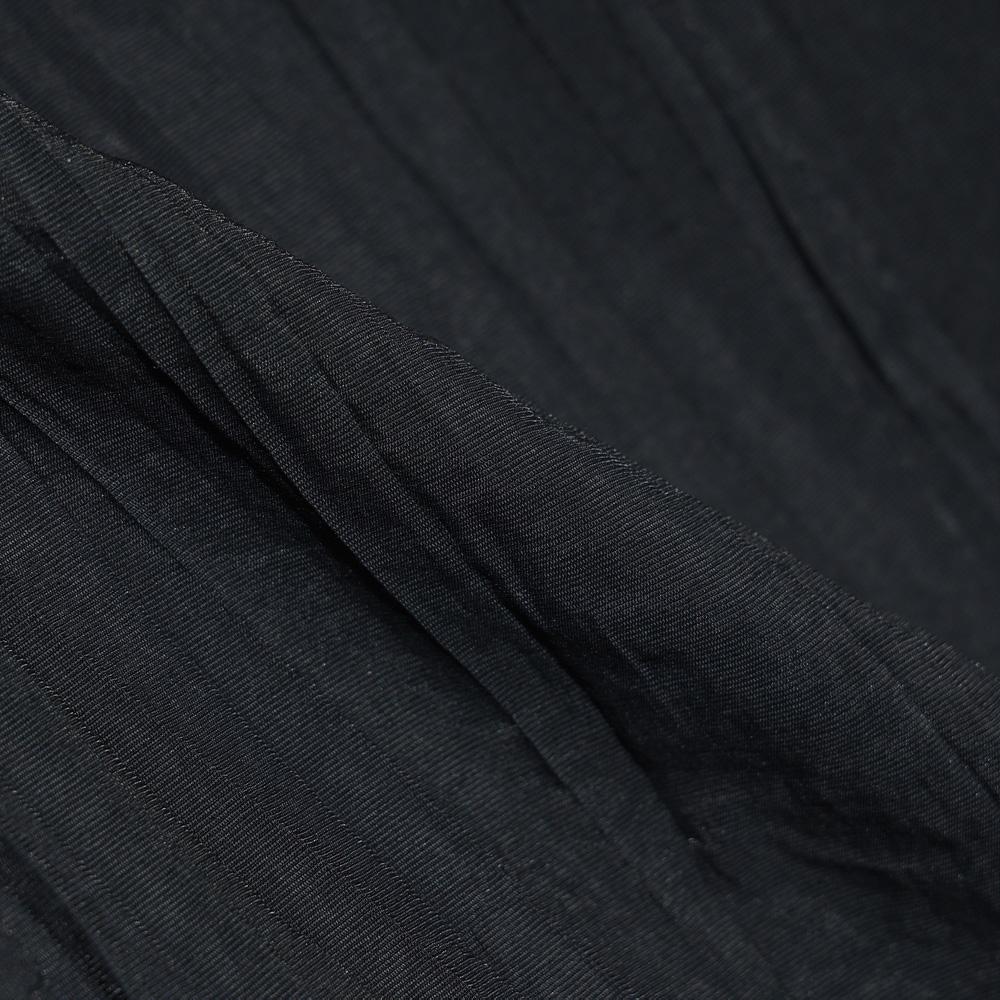 Dod Gencle Pleated Hooded Jacket (Black)