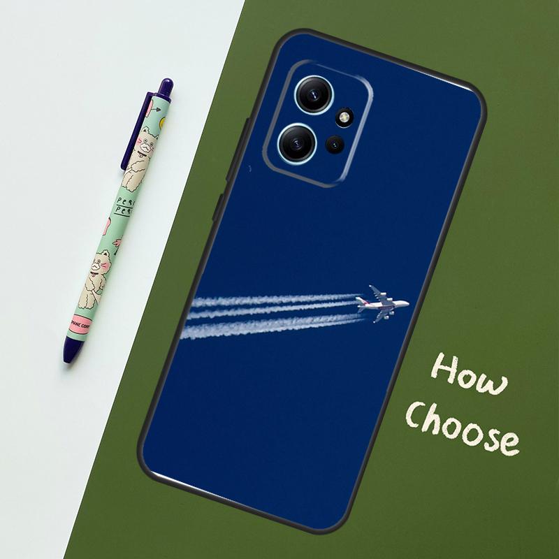 Airplane Plane Aircraft Case For Xiaomi Redmi Note 13 11 10 12 14 15 Pro Plus Cover For Redmi 15 14C 10C 13C 12C 15C