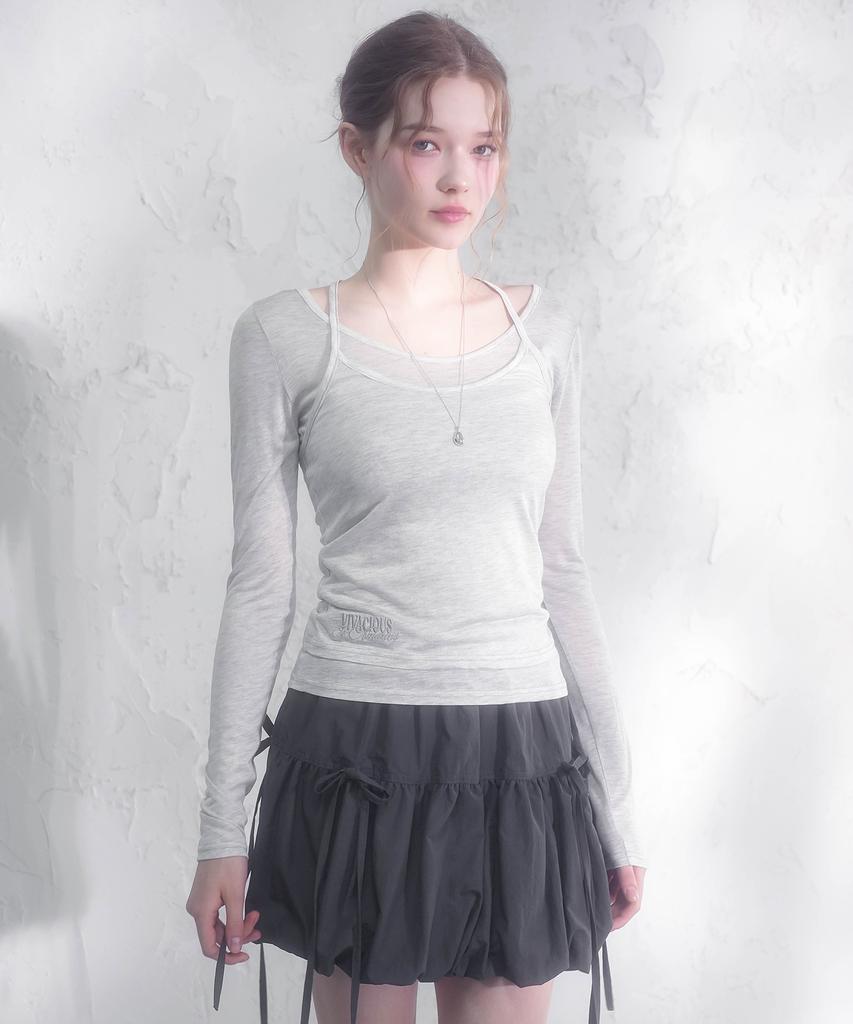 VIVACIOUS Brin See-Through Round Neck Tee_6 Colors