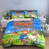 Pippi Langstrumpf Bettwäsche Set Bettwäsche Bettbezug Set Bettbezug Kissenbezüge  (1 * Bettbezug 2 * Kissenbezüge, ohne Bettdecke)