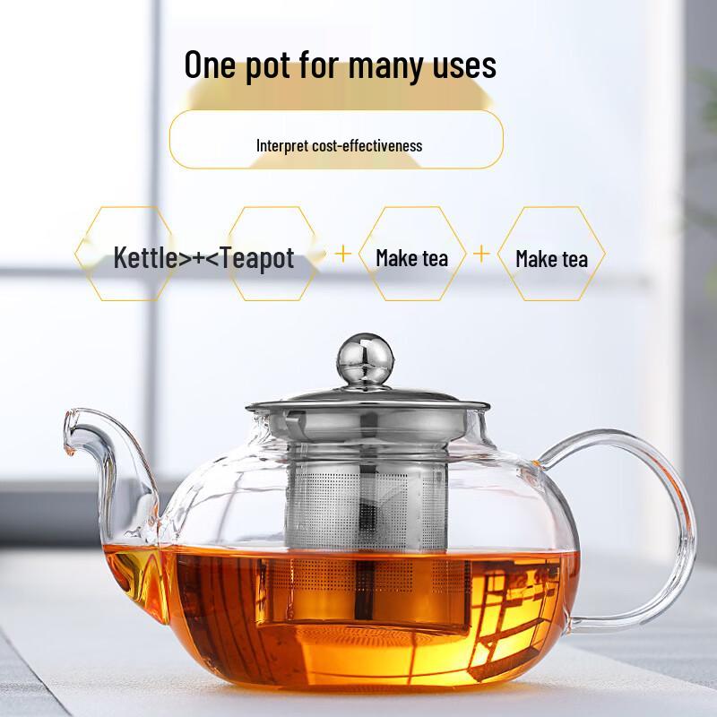Yuzhuxun Heat-Resistant Glass Teapot