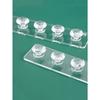 1pc Jewelry Organizer Stand For Necklaces, Bracelets, Earrings And Rings Transparent Wall-Mounted Display Rack For Dressing Table Jewelry Storage Hook