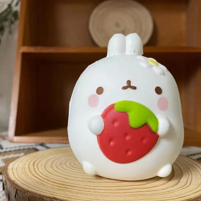 

Jumbo Kawaii Animal Squishy Toys Set Slow Rising Cute Rabbit Chick Squeeze Toys Stress Relief Fidget Toys белый