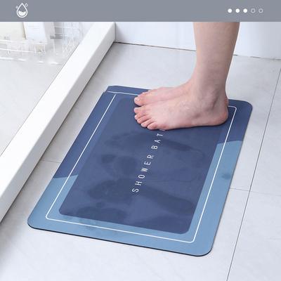 Absorbent Bathroom Bath Mat Anti-Slip Shower Rug Quick Drying Bath Mats Kitchen Entrance Doormats Home Floormat Bathtub Carpet