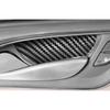 4PCS Cover Trim Interior Door Bowl Carbon Fiber Fit For Cadillac ATS 2013-2019