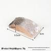 Grilled Fish Block Model Keychain - Seafood Ingredient Display Pendant