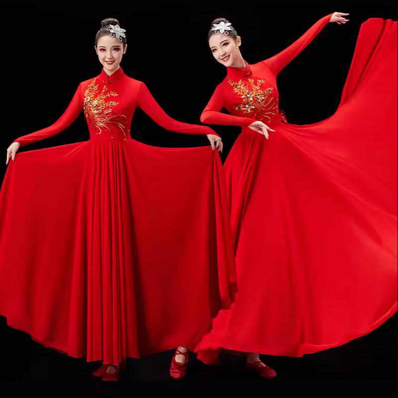 

Women s Red Grand Entrance Dance Dress L