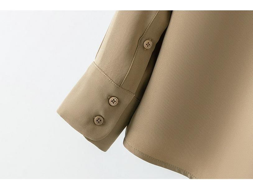 2025 Spring Women's Long Sleeve Silk Blouse - Luxurious Mulberry Solid Color Shirt