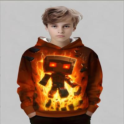 2026 Children's Hoodies 3D Printed New Men's and Women's Hoodies Casual Neutral Hoodies Children's Top Clothing