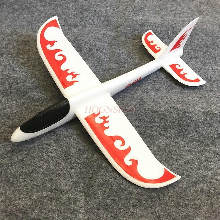 48Cm White Hand Throwing Aircraft Foam Aircraft Throwing Glider Epp Fall Resistant Splicing Stunt Model