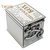 Wooden Mechanical Box Storage Box with Gears Interactive Jewelry Box for Rings Bracelets Mechanical Enthusiasts Gift
