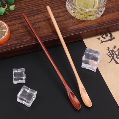 Japanischer Kochhonig Zucker Löffel Tee Kaffee Rührlöffel Langer Griff Holzlöffel Haushalt Dessert Getränke Löffel Kleiner Löffel