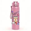 1PC Medical Nurse Tool Graphic,750ml Color Plastic Sports Water Bottle,Leakproof Flip Straw Lid,Suitable for Sports Office Home Use