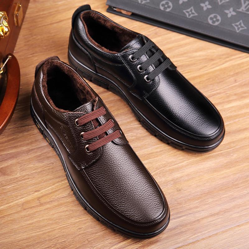 Men's Casual Shoes Luxury Soft Leather Shoes Slip-On Loafers Soft Sole Driving Shoe Mens Loafers Lace Up Walking Flats Man Shoes