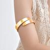 Edelstahl Oberarmband Manschette Armbänder für Damen Mädchen, Boho Armband, Verstellbares Oberarm Armreif