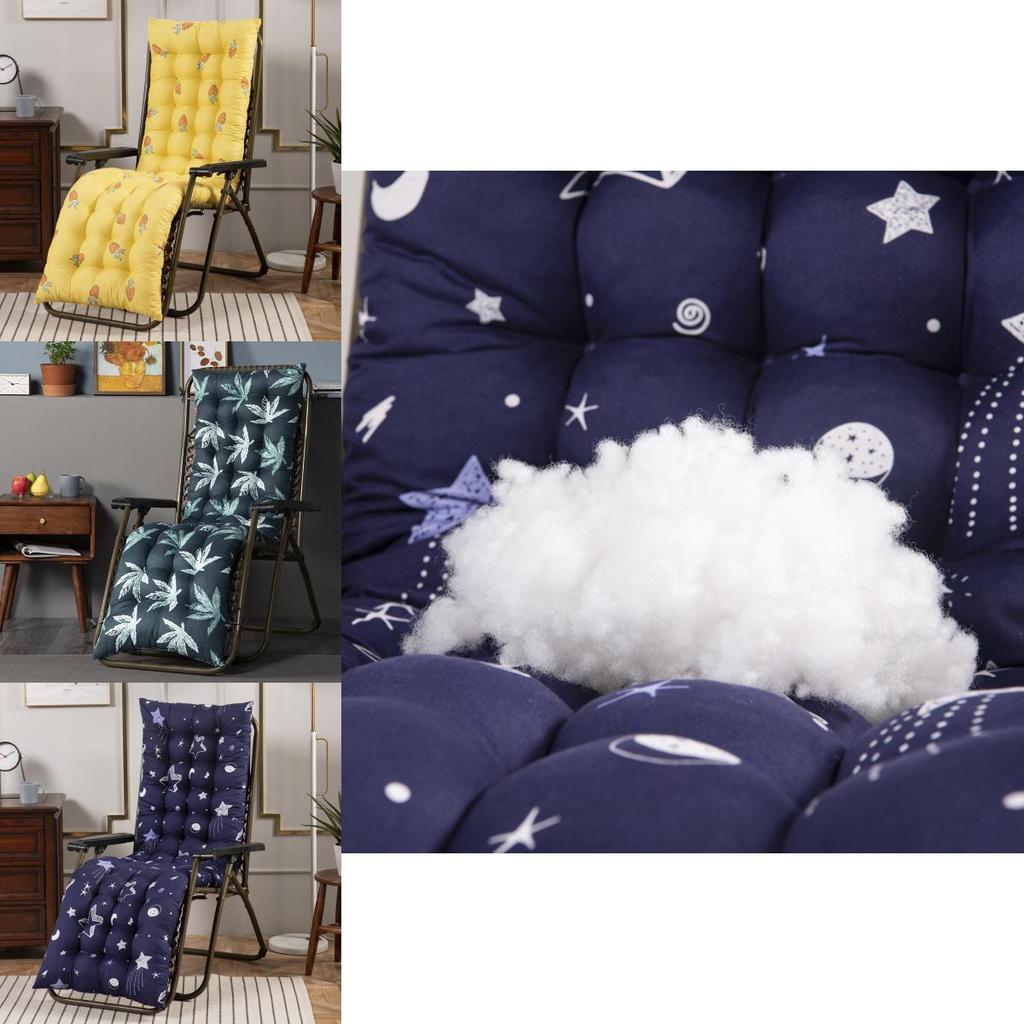 Beautifully Designed Leaves Starry High Back Chair Cushion For Luxurious Outdoor Seating