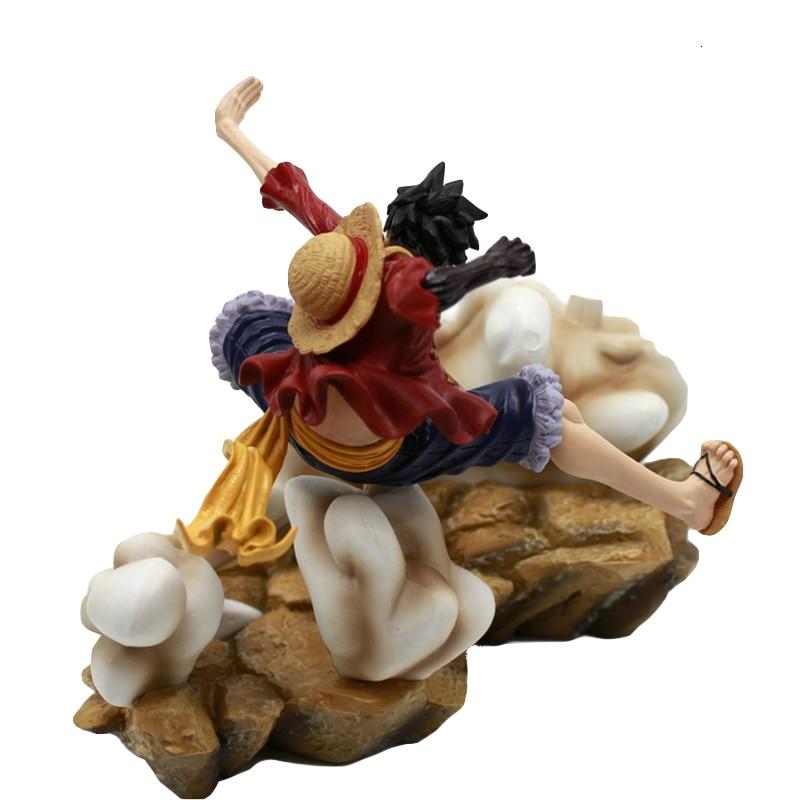One Piece Action Figure 20th Gk Monkey D Luffy Battle Ver The Battle Over The Dome 17cm Model Collection Toy Desktop Decoration