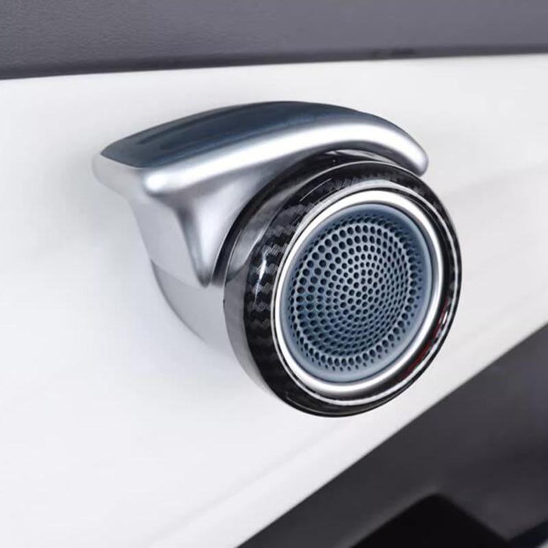 For BYD ATTO3/Yuan Plus   2024 ABS Car Door Horn Speaker Cover Trim Sticker Decoration Frame Auto Interior Accessories