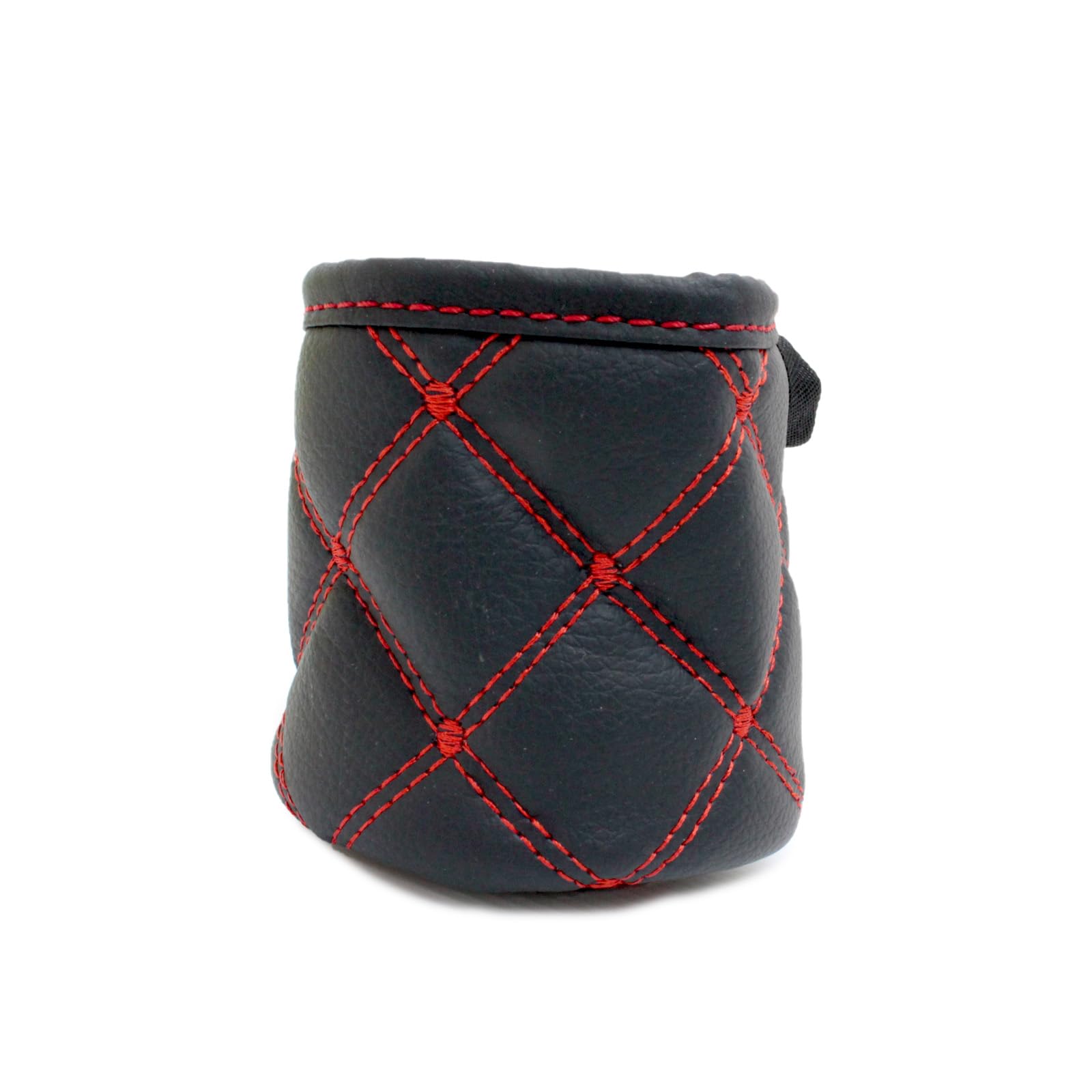 

[Pit Life] Car Leather Drink Holder (Red Stitch/Insert Type) Air Conditioner Outlet Easy to Install Juice Holder Cup Holder Drink Holder Ashtray
