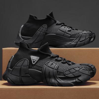 New Youth Sports and Leisure Shoes Fly-woven Breathable Thick-soled Wear-resistant Octopus Socks Shoes