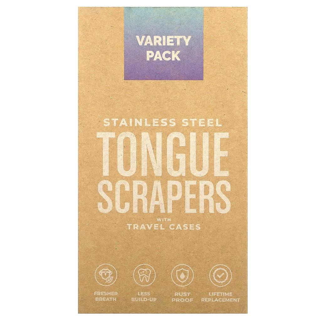 basicConcepts, Tongue Scraper, Variety Pack, 2 Pack